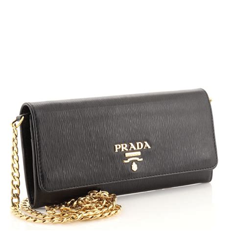 prada wallet on chain white|Prada wallet black woman.